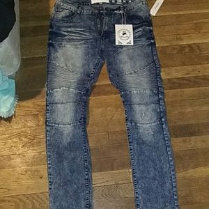 Size 38 Stonewashed Skinny Jeans by Maison Noir